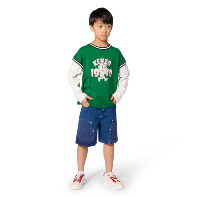 T-shirt met lange mouwen KENZO KIDS BOY