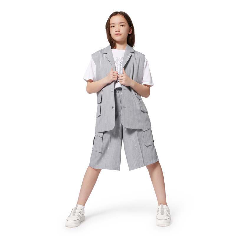 Short met geweven strepen DKNY 
                        GIRL