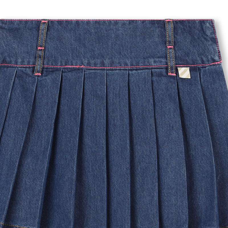 Geplooide denim rok BILLIEBLUSH 
                        GIRL