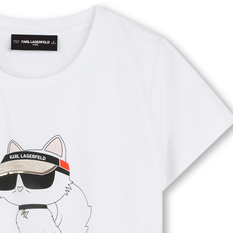 T-SHIRT KORTE MOUWEN KARL LAGERFELD KIDS 
                        GIRL