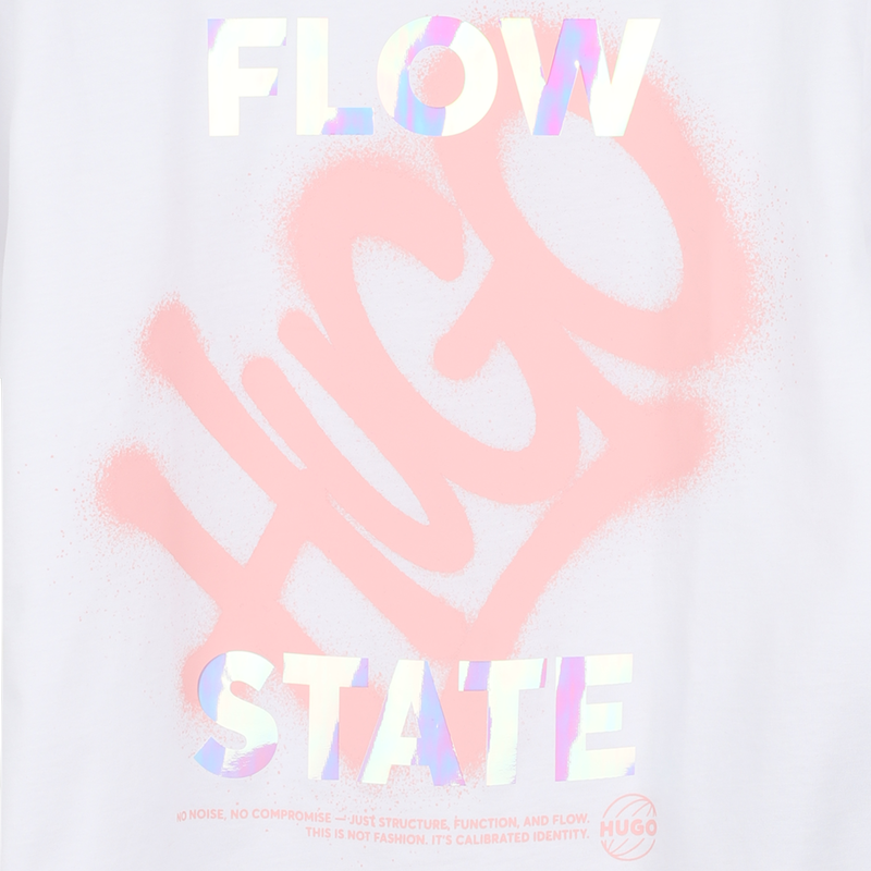 T-shirt met korte mouwen HUGO 
                        MEISJE