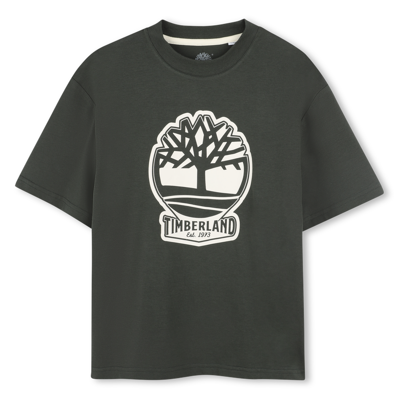 Tweekleurig T-shirt met logo TIMBERLAND 
                        BOY