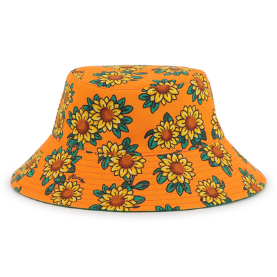 Omkeerbare hoed van katoen KENZO KIDS UNISEX