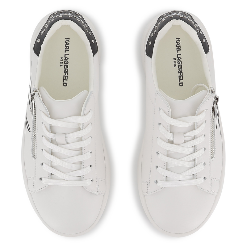 SNEAKERS VAN RUNDLEER KARL LAGERFELD KIDS 
                        GIRL