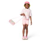 Bucket hat met badge BILLIEBLUSH 
                    GIRL