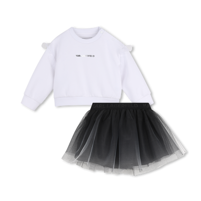 Sweat- en rokset KARL LAGERFELD KIDS MEISJE
