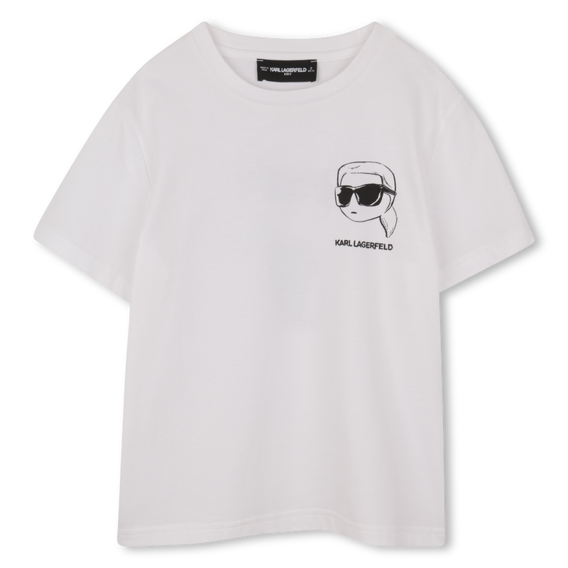 T-SHIRT MET KORTE MOUWEN KARL LAGERFELD KIDS 
                        BOY