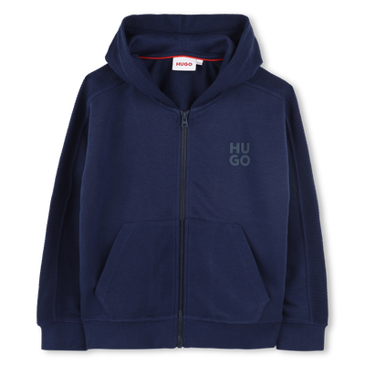 Fleece vest met capuchon HUGO BOY