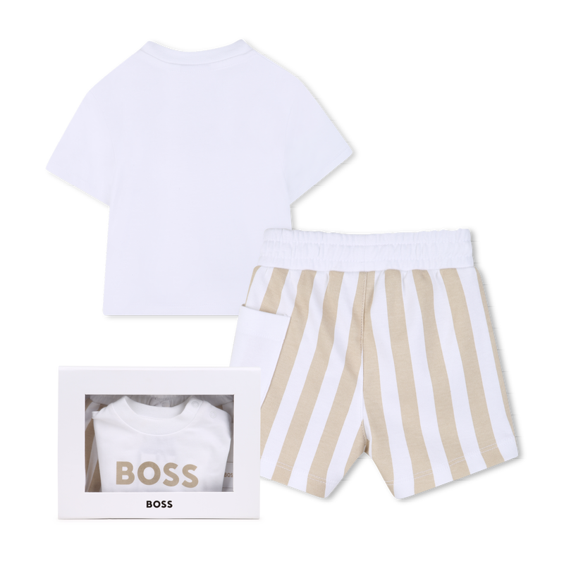 T-SHIRT + KORTE BROEK SET BOSS 
                        BOY