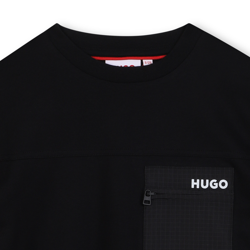 T-shirt met korte mouwen HUGO 
                        BOY