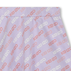 Uitlopende rok met logoprint KENZO KIDS 
                    GIRL