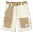 Verstelbare bermuda van twill TIMBERLAND 
                    BOY