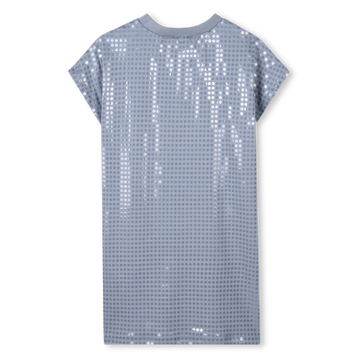 Katoenen jurk met lovertjes DKNY GIRL