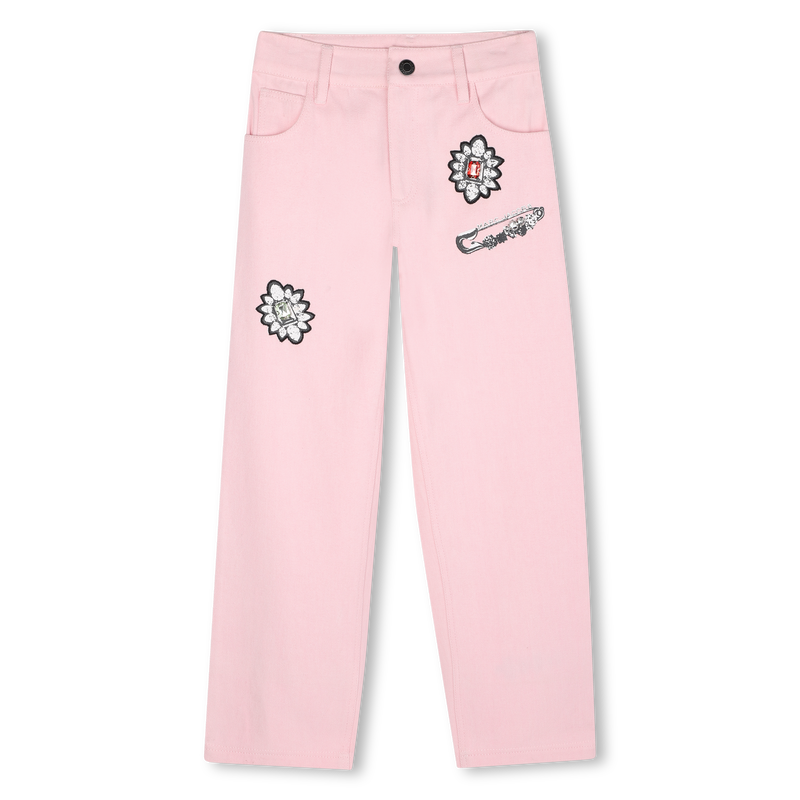 Twill broek MARC JACOBS 
                        GIRL