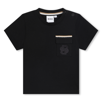 Katoenen T-shirt met zakje BOSS BOY