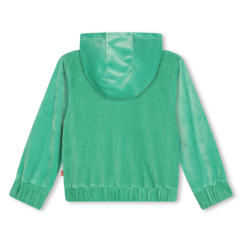 Vest van velours met capuchon BILLIEBLUSH 
                        GIRL