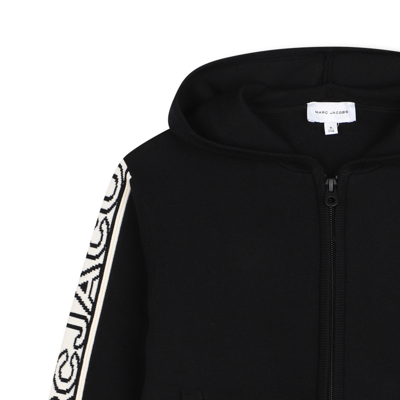 Vest van tricot met capuchon MARC JACOBS 
                        UNISEX