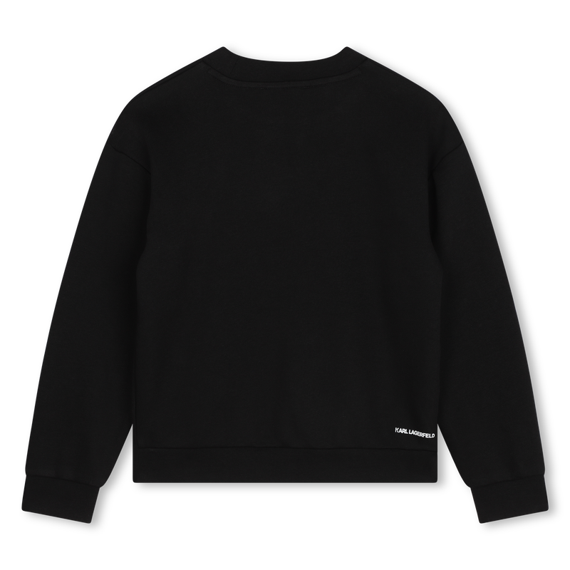 Fleece sweater KARL LAGERFELD KIDS 
                        BOY