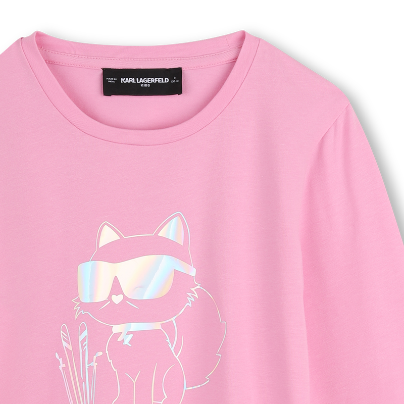 T-shirt met lange mouwen KARL LAGERFELD KIDS 
                        MEISJE