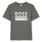 T-shirt met korte mouwen, OLIJF, hi-res
