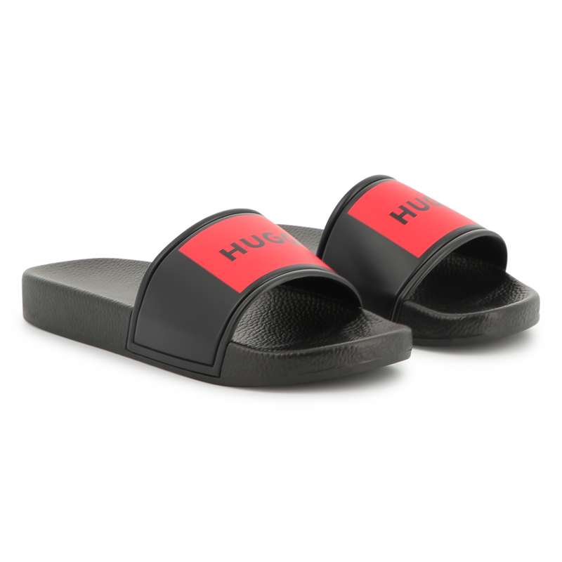Slippers met badges HUGO 
                        BOY