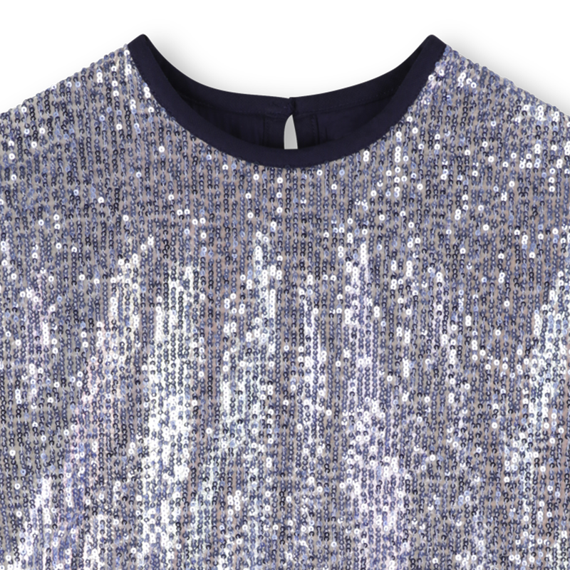 Bi-materiaal jurk BILLIEBLUSH 
                        GIRL