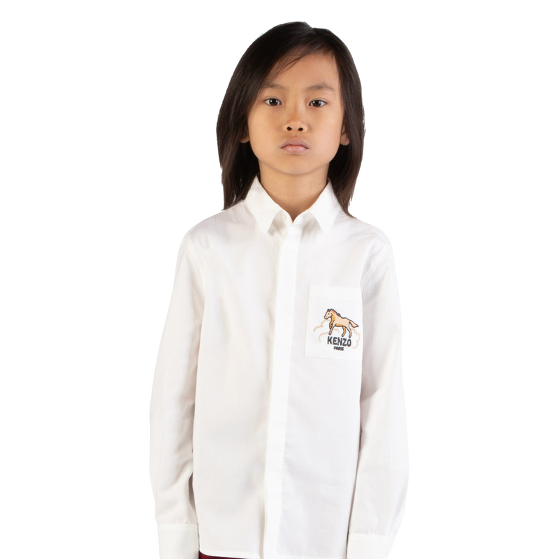 SHIRT MET LANGE MOUWEN KENZO KIDS 
                        BOY