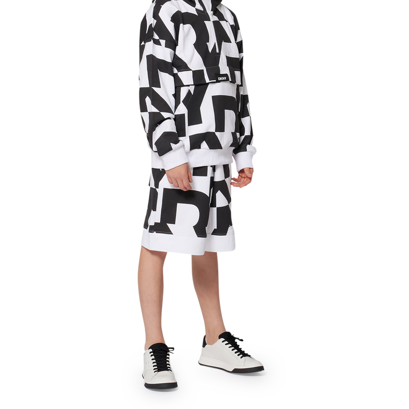 Bermuda van fleece katoen DKNY 
                        UNISEX