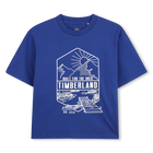 T-shirt met korte mouwen, ELECTRISCH BLAUW, hi-res