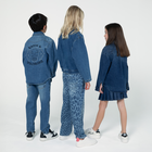 Denim overhemd met lange mouwen MICHAEL KORS 
                    GIRL