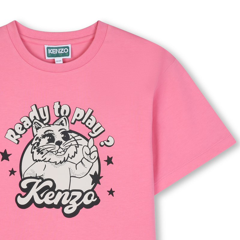 T-shirt met korte mouwen KENZO KIDS 
                        GIRL