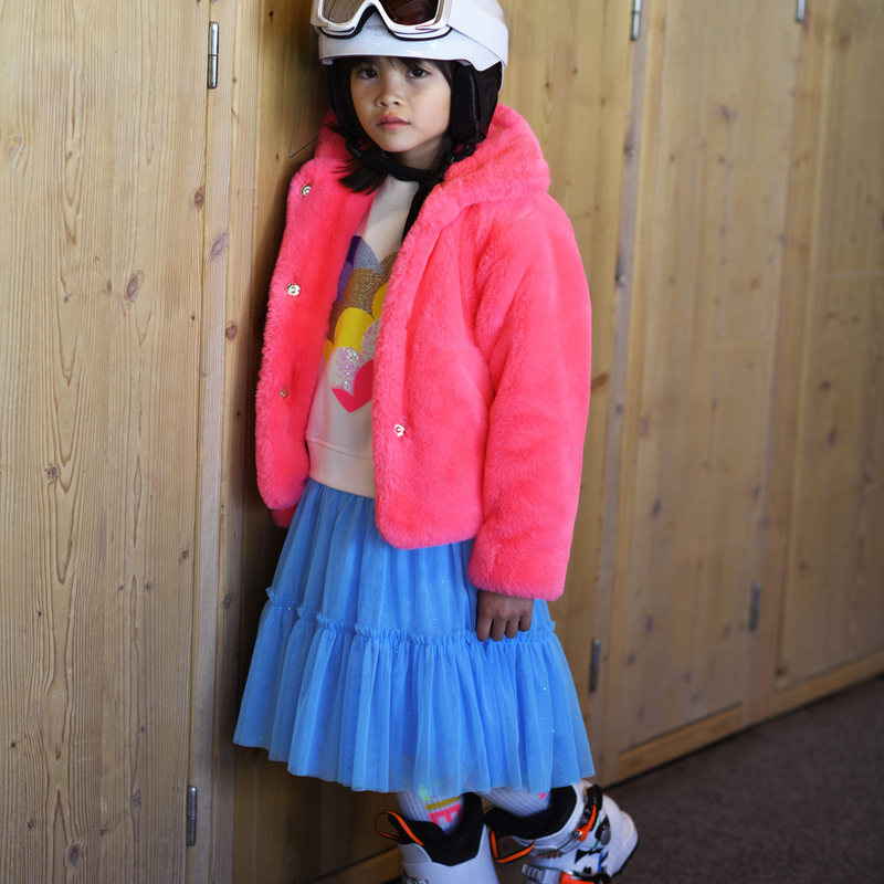 Mooie jurk van twee materialen BILLIEBLUSH 
                        GIRL