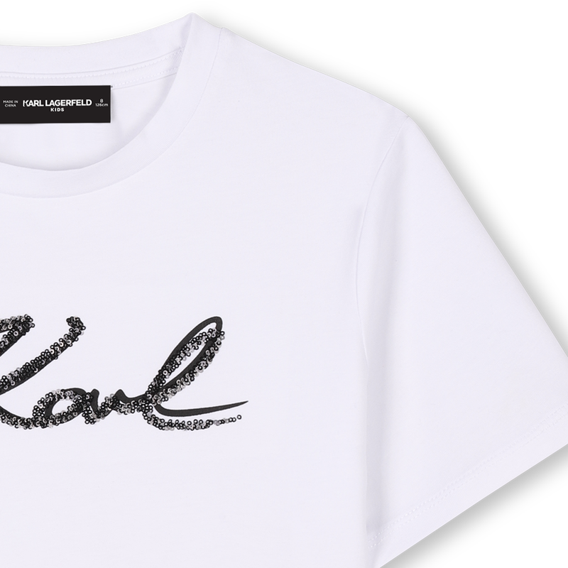 T-SHIRT KORTE MOUWEN KARL LAGERFELD KIDS 
                        GIRL