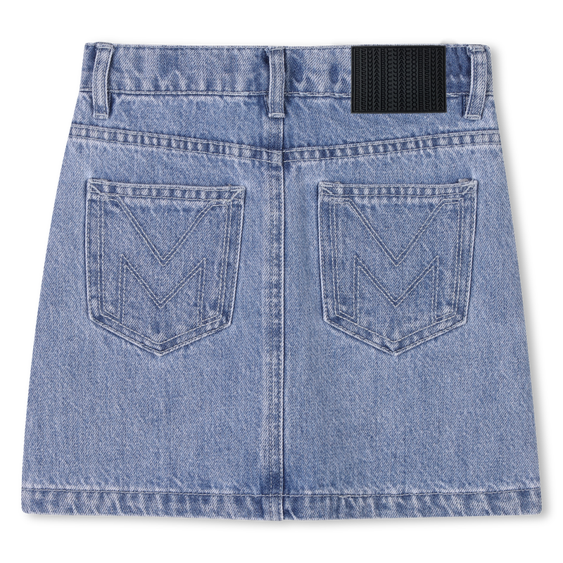 Spijkerrok met strass MARC JACOBS 
                        GIRL