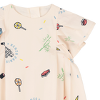 Poplin jurk KENZO KIDS 
                    GIRL