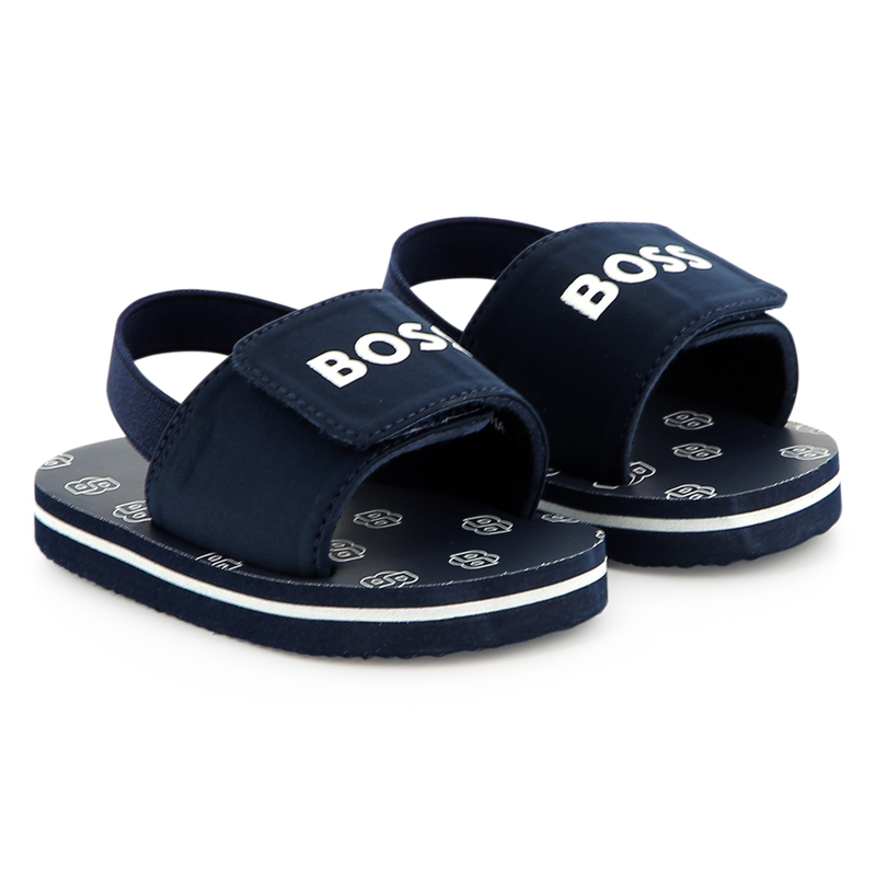 Slippers met klittenband BOSS 
                        BOY