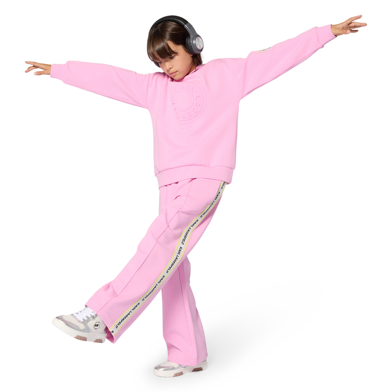 Joggingbroek KARL LAGERFELD KIDS 
                        GIRL
