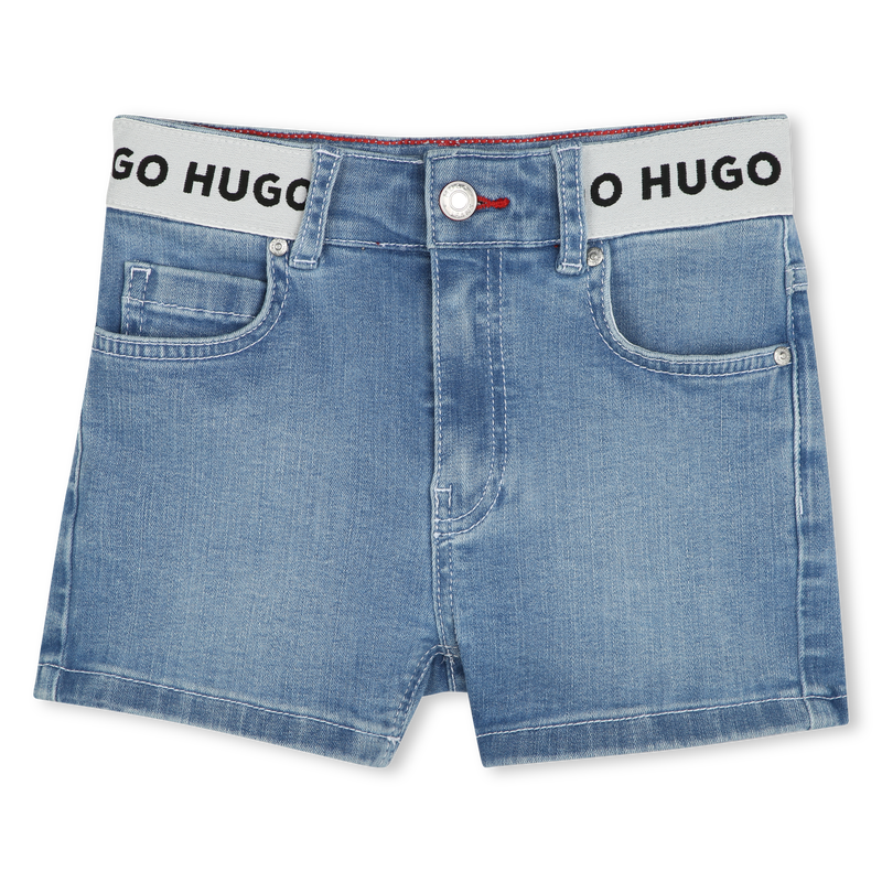 Short met zakken in jeansstof HUGO 
                        GIRL
