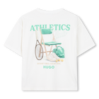 T-shirt met korte mouwen HUGO 
                    BOY