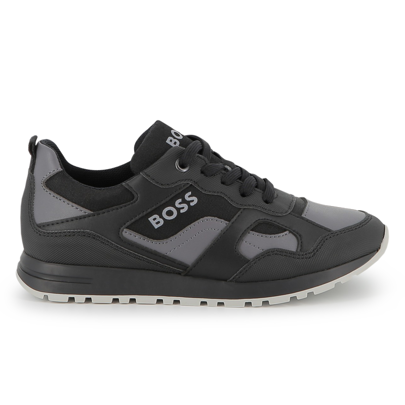 Sneakers van imitatie en canvas BOSS 
                        BOY