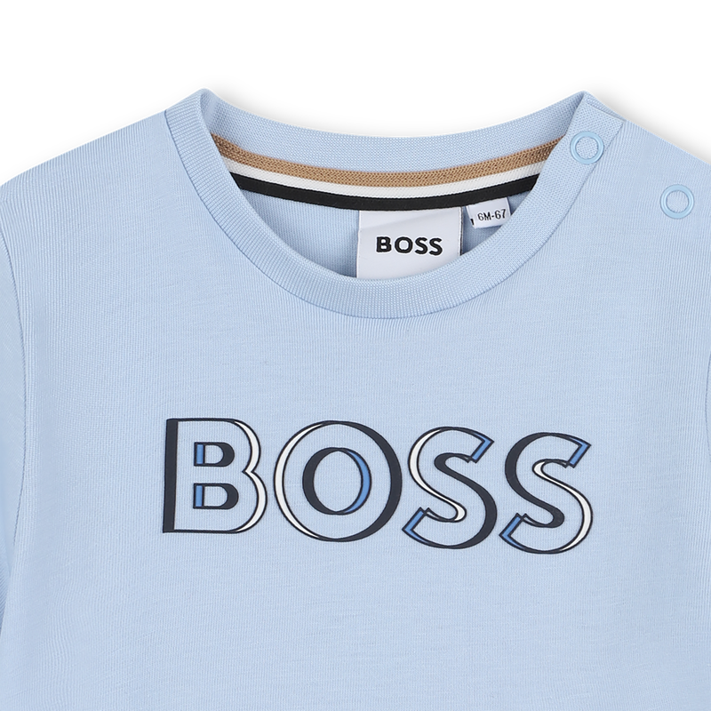 T-shirt met korte mouwen BOSS 
                        BOY