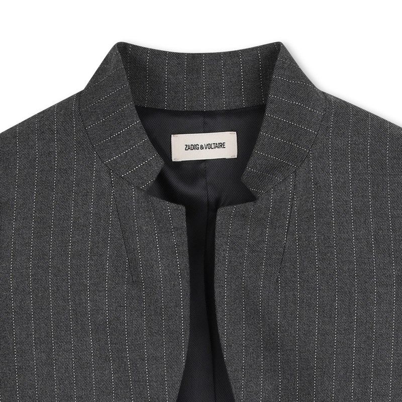 Gestreept jasje met fancy kraag ZADIG & VOLTAIRE 
                        GIRL