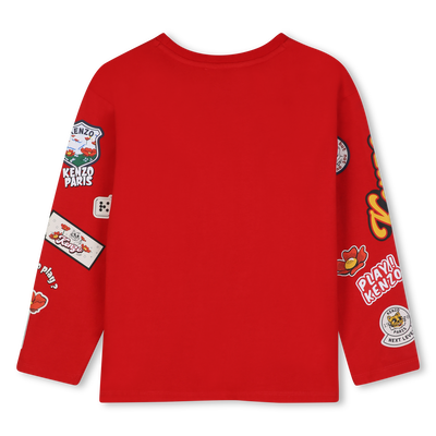 T-shirt met lange mouwen KENZO KIDS GIRL
