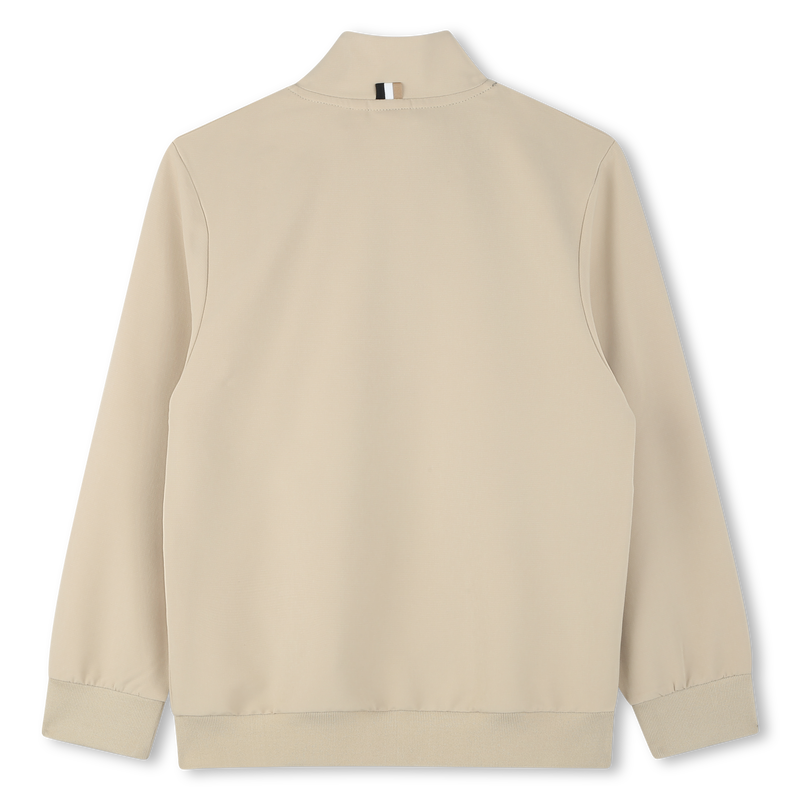 Effen sweatshirt met rits BOSS 
                        BOY