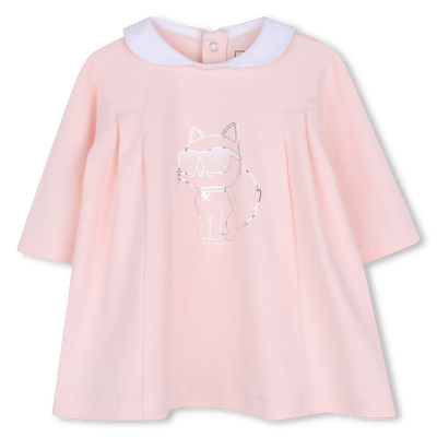Langarm jurk KARL LAGERFELD KIDS GIRL