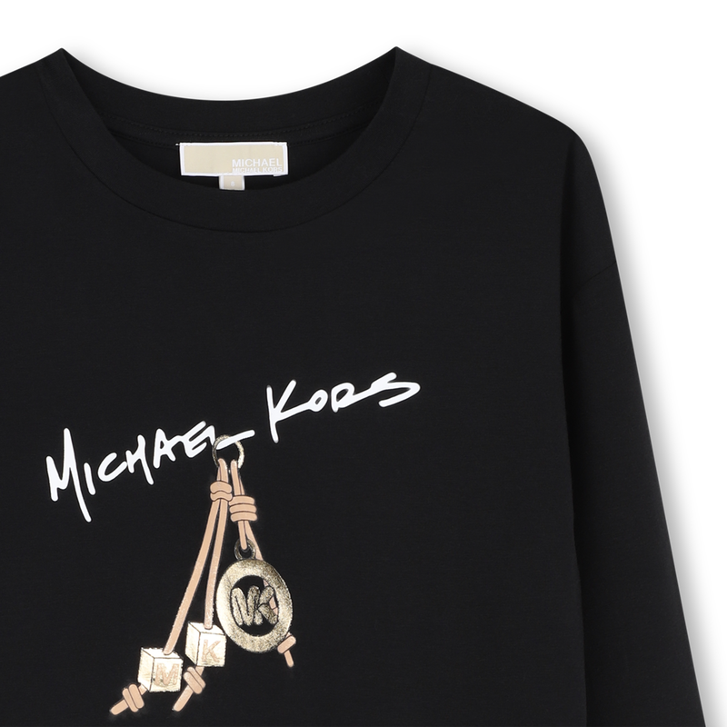 T-shirt met lange mouwen MICHAEL KORS 
                        GIRL