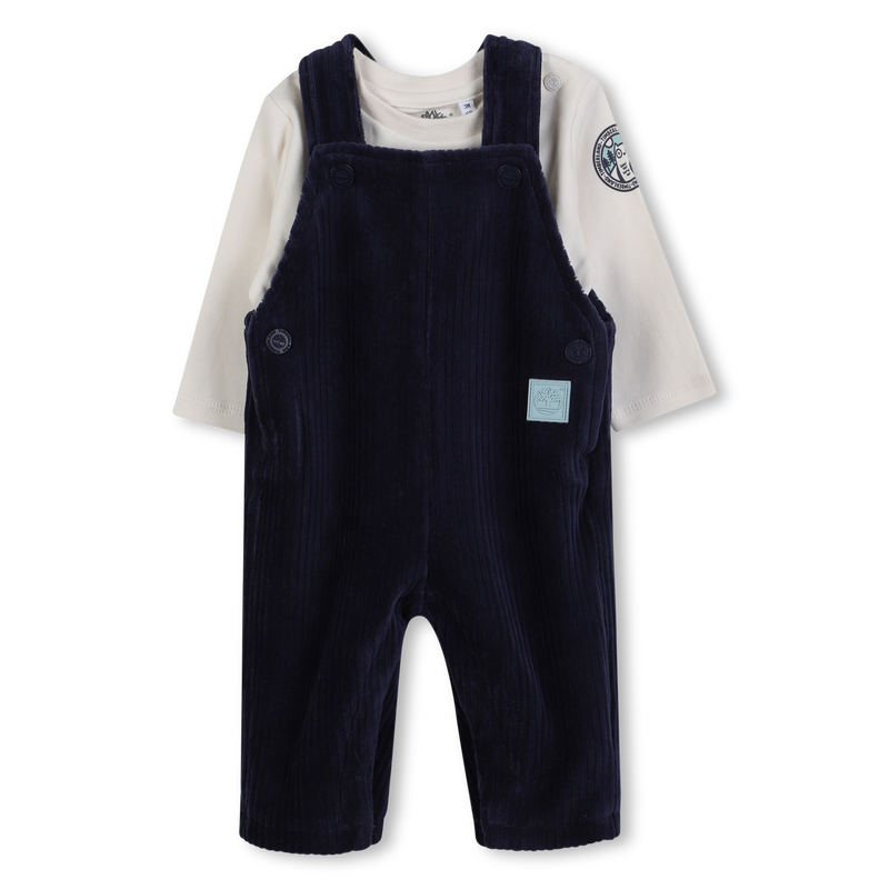 Corduroy tuinbroek set TIMBERLAND 
                        BOY