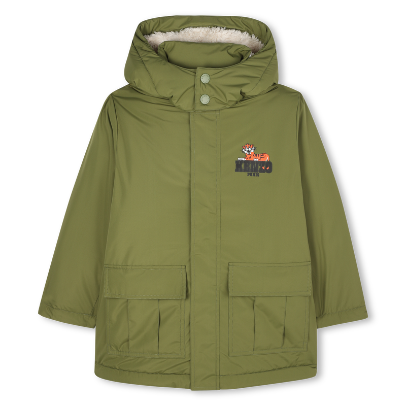 Parka met capuchon KENZO KIDS 
                        BOY