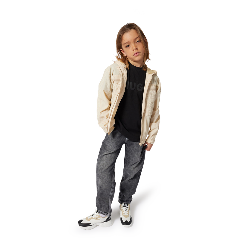 Sneakers van 2 materialen HUGO 
                        BOY