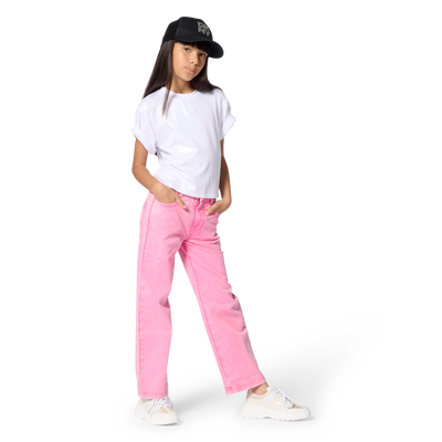 T-SHIRT MET KORTE MOUWEN DKNY GIRL